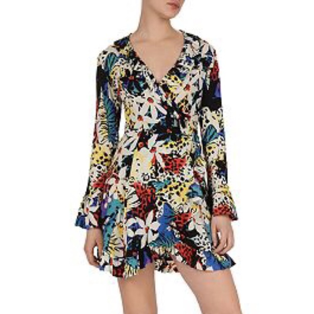 The Kooples Summer in Honolulu wrap floral dress